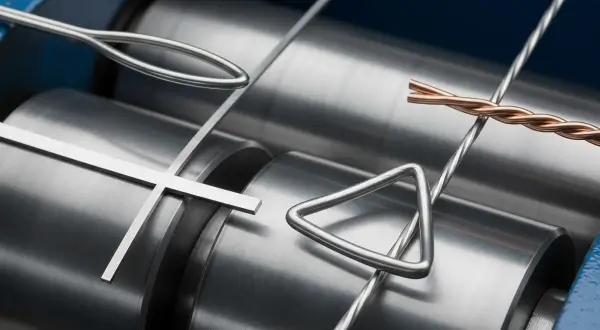  Coleção de fios de metal precioso com perfis geométricos e texturizados únicos. Demonstrando o potencial criativo do laminador de joalheria profissional.