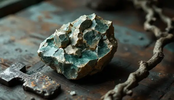 Origem da Joalheria, pedra bruta de não lapidada, simbolizando o "Poder do Bruto" na joalheria.