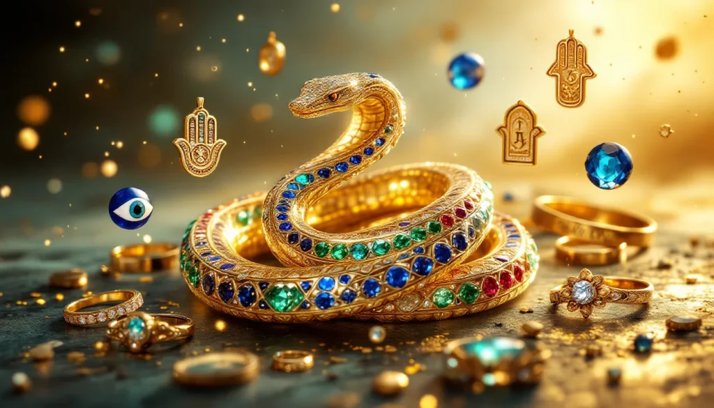  Joias Vitorianas Simbologia. Cobra, em uma composição de joias contemporâneas e significativas.